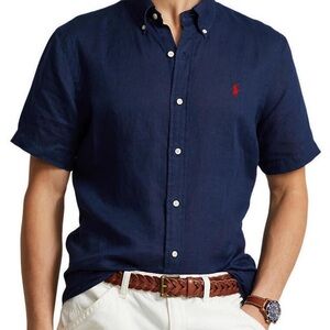 Polo by Ralph Lauren Dark Blue Men's Casual Shirt